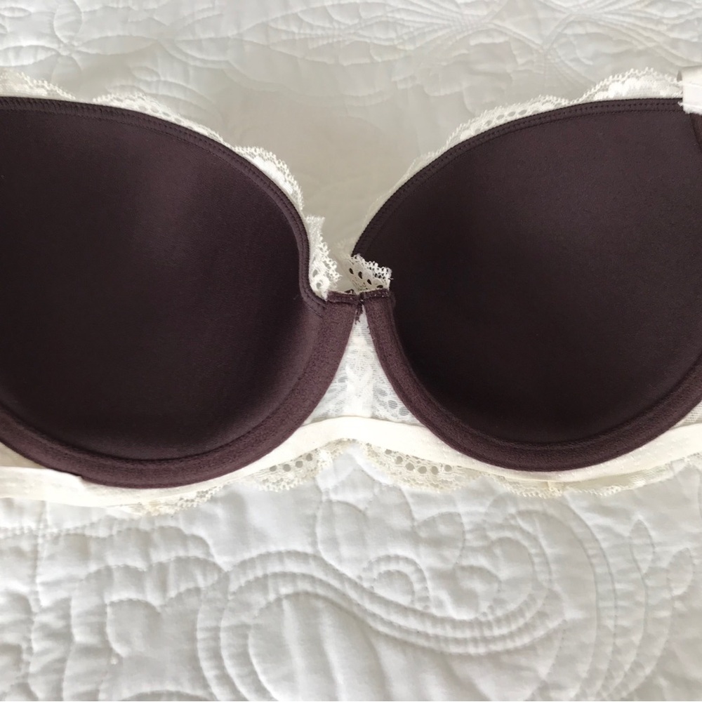Le Mystere Isabella All Over Lace Bra and Panty Set 32F/Medium - Picture 8 of 11